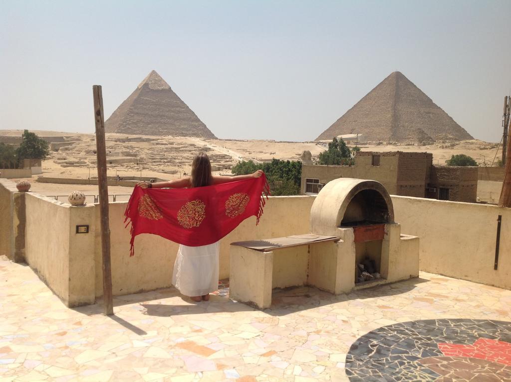 Pyramids Loft Homestay Kafret el-Gabal Esterno foto