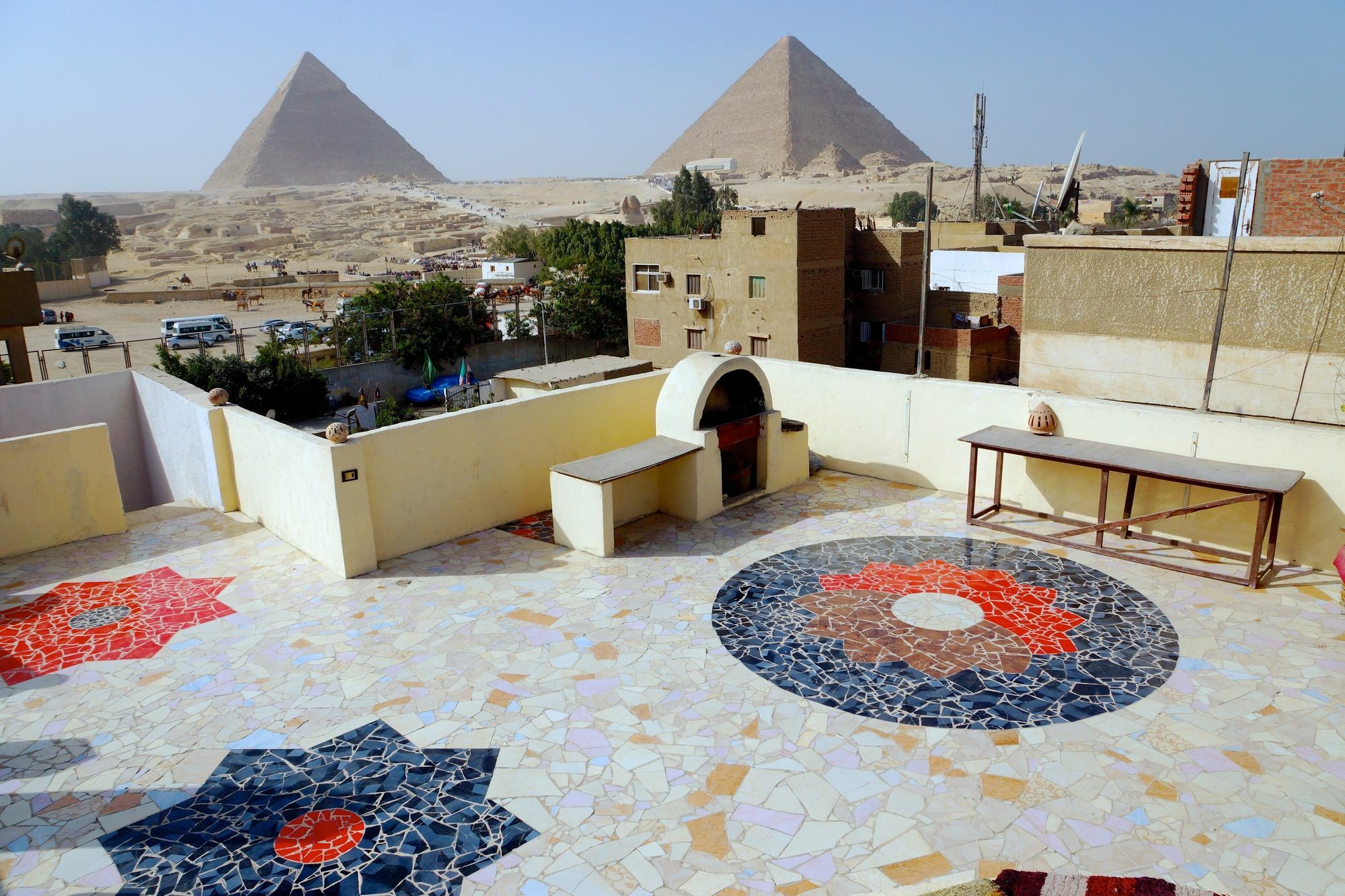 Pyramids Loft Homestay Kafret el-Gabal Esterno foto